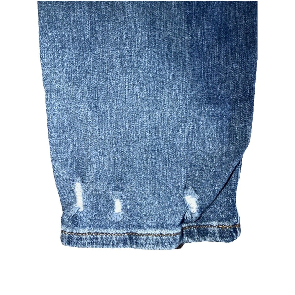 Studio Blue Womens 32 Stretch Med Wash Distressed Skinny Slim Fit 5-Pocket Jeans - Picture 12 of 16